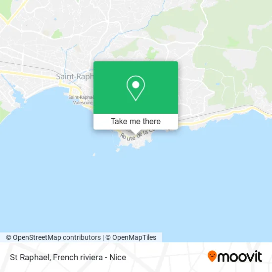 St Raphael map