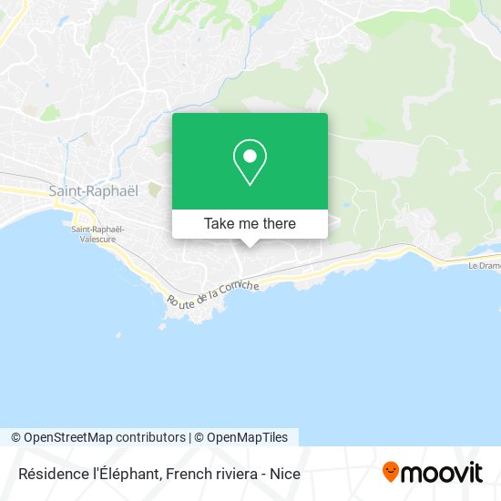 Mapa Résidence l'Éléphant