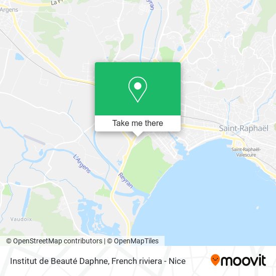 Institut de Beauté Daphne map