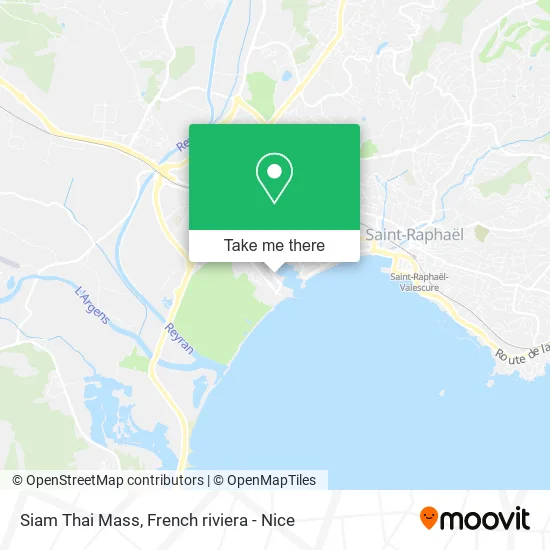 Siam Thai Mass map