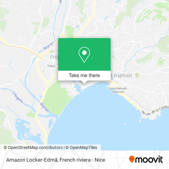 Amazon Locker-Edmã map