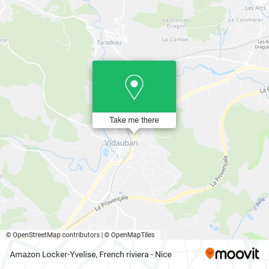 Mapa Amazon Locker-Yvelise