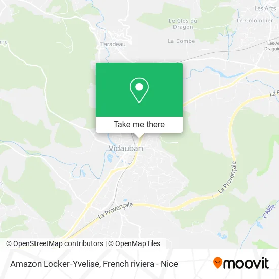 Amazon Locker-Yvelise map
