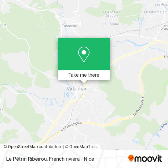 Le Pétrin Ribeïrou map