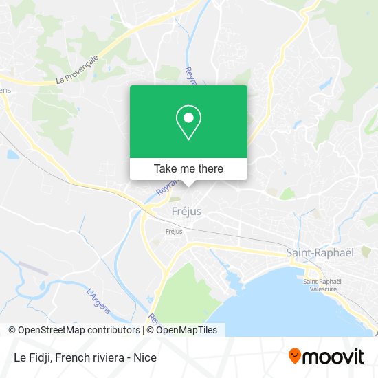 Le Fidji map