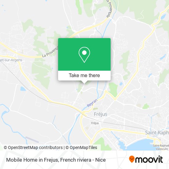 Mapa Mobile Home in Frejus