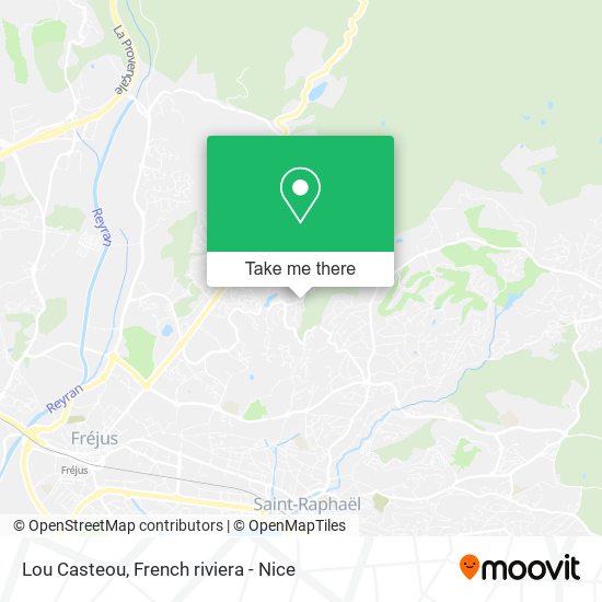 Lou Casteou map