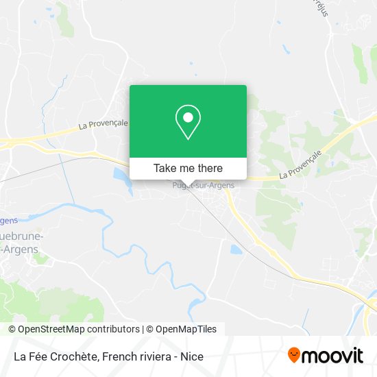 La Fée Crochète map