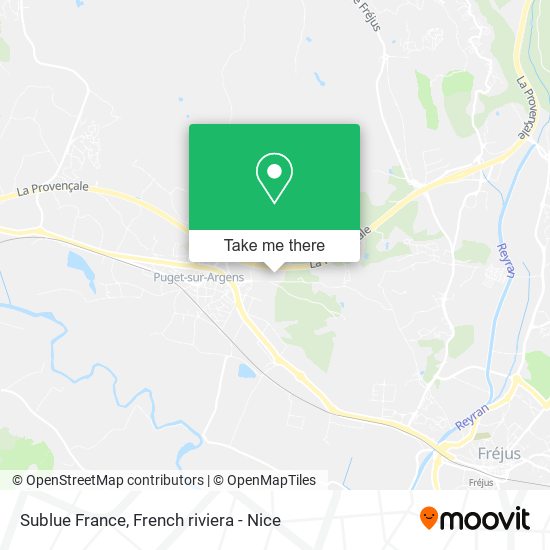 Sublue France map