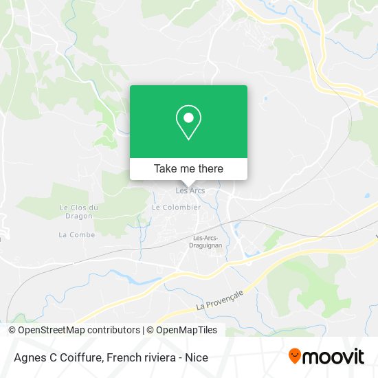 Agnes C Coiffure map