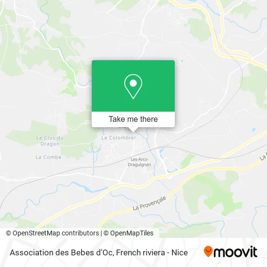 Association des Bebes d'Oc map