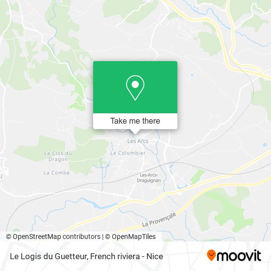 Mapa Le Logis du Guetteur