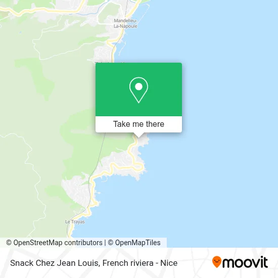 Snack Chez Jean Louis map