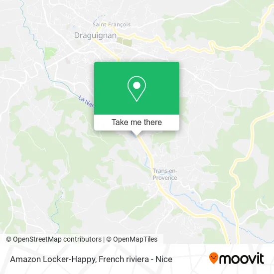 Amazon Locker-Happy map