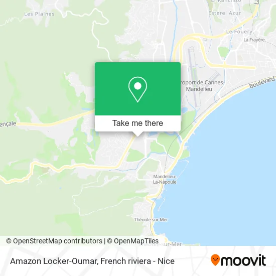 Mapa Amazon Locker-Oumar