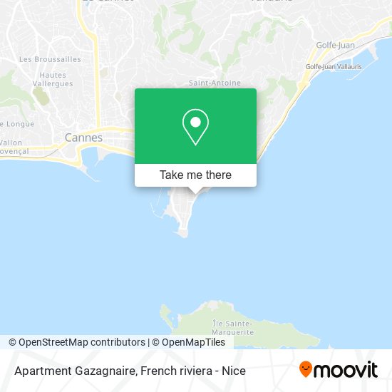 Mapa Apartment Gazagnaire