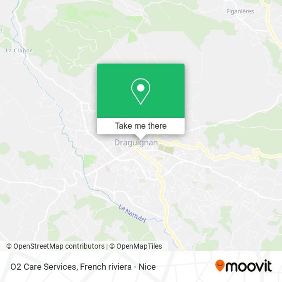 O2 Care Services map