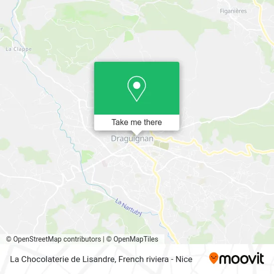 La Chocolaterie de Lisandre map