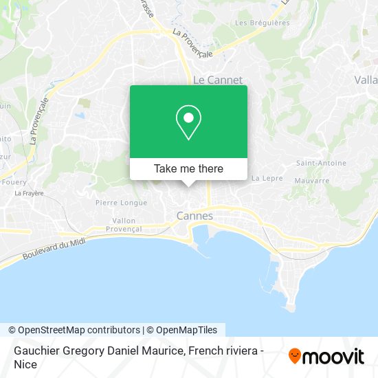 Gauchier Gregory Daniel Maurice map