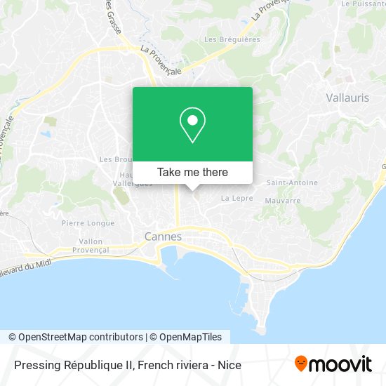 Pressing République II map
