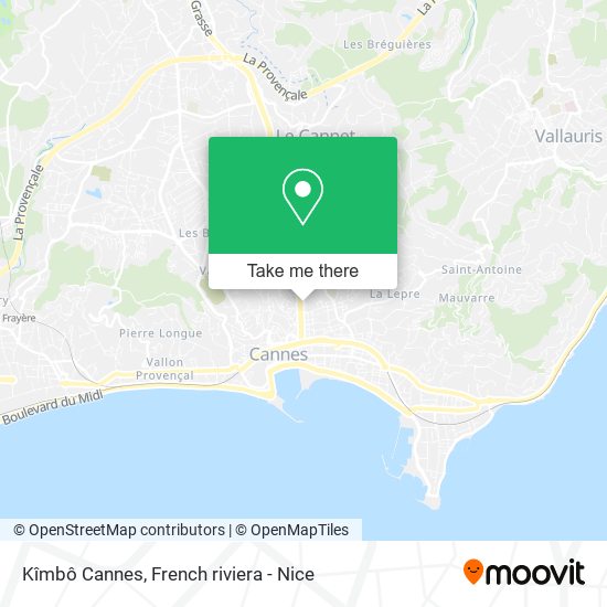 Kîmbô Cannes map