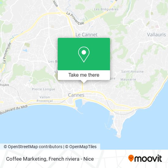 Coffee Marketing map