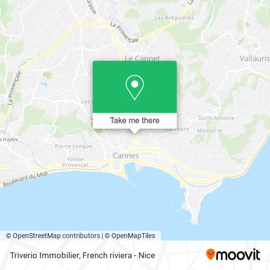 Triverio Immobilier map