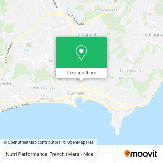 Nutri Performance map