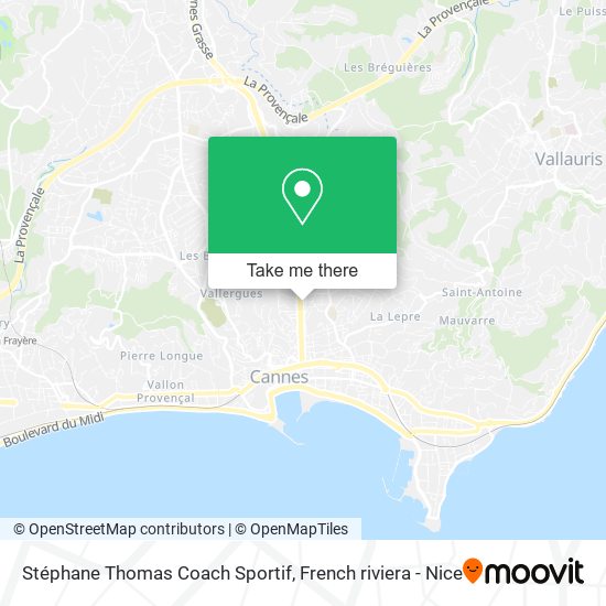 Mapa Stéphane Thomas Coach Sportif