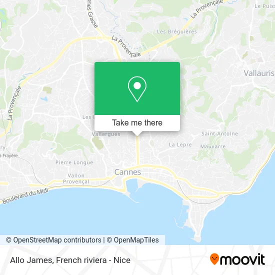 Allo James map