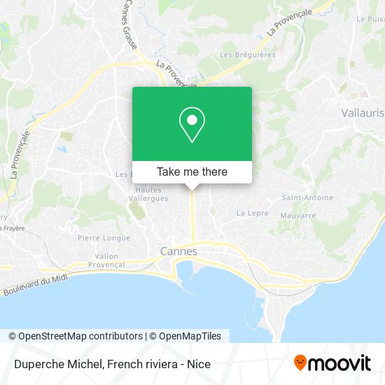 Mapa Duperche Michel