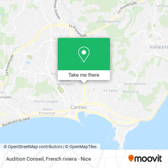 Mapa Audition Conseil