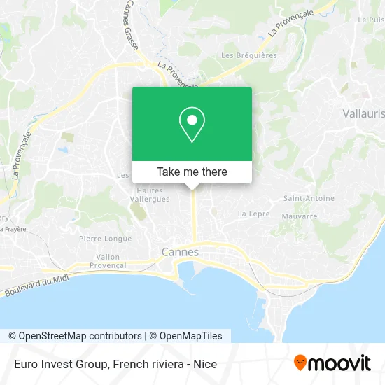 Euro Invest Group map