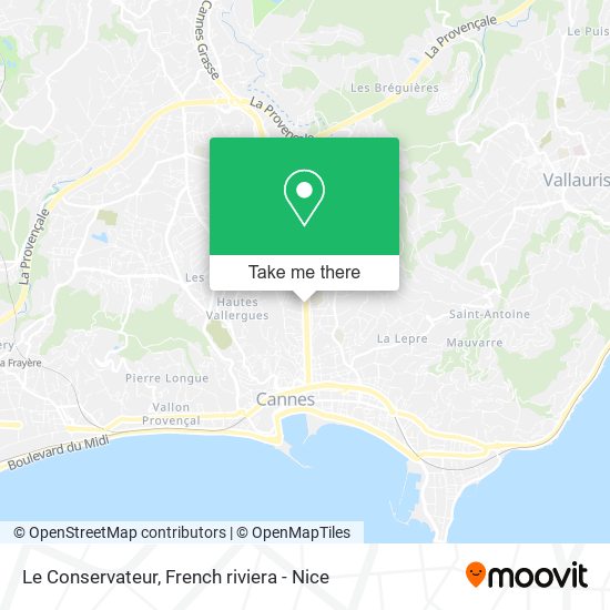 Le Conservateur map