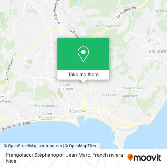 Frangolacci-Stéphanopoli Jean-Marc map