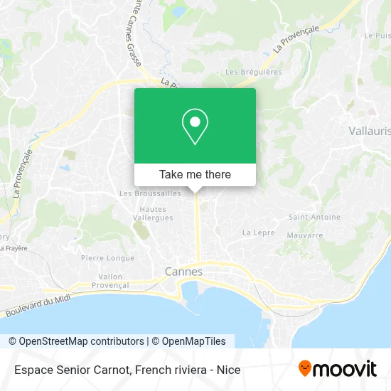Espace Senior Carnot map