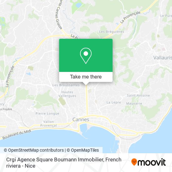 Crgi Agence Square Boumann Immobilier map