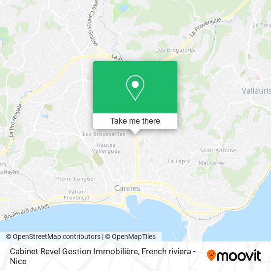 Mapa Cabinet Revel Gestion Immobilière