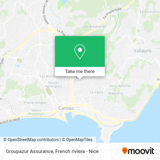 Groupazur Assurance map