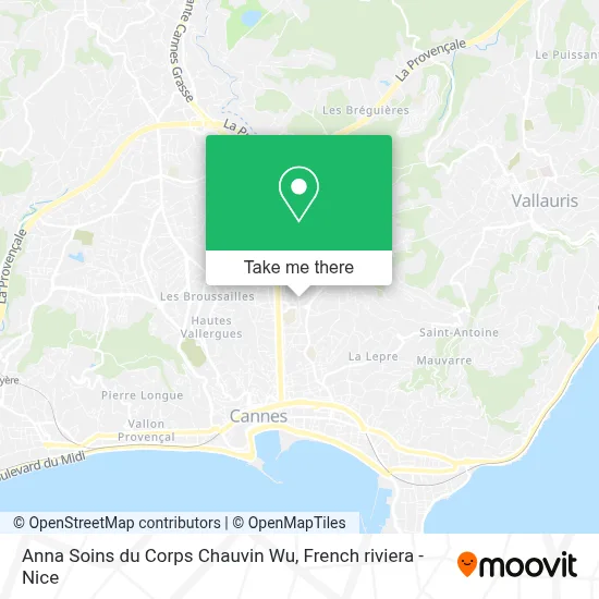 Anna Soins du Corps Chauvin Wu map