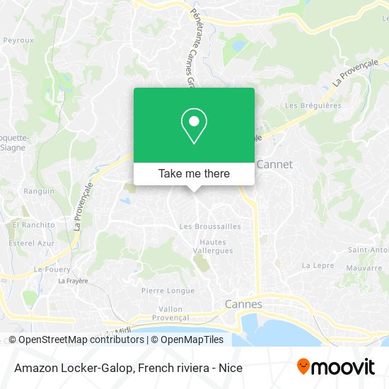 Amazon Locker-Galop map