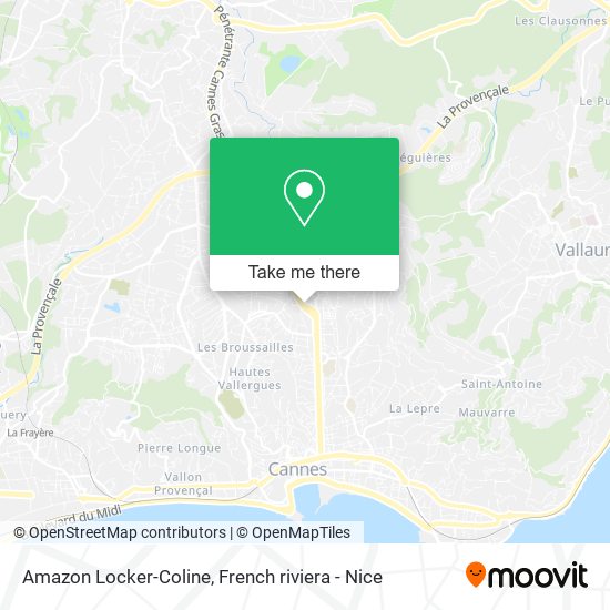 Mapa Amazon Locker-Coline