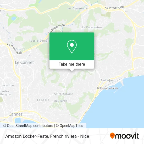 Amazon Locker-Feste map
