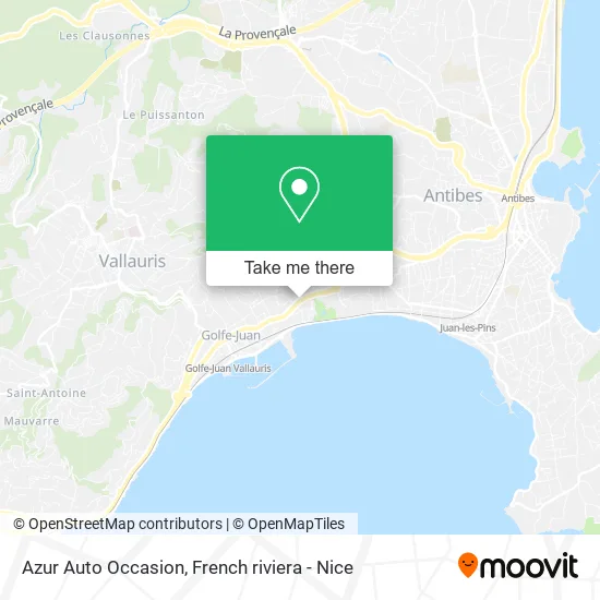 Azur Auto Occasion map