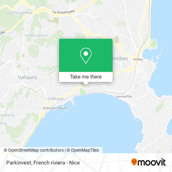 Parkinvest map