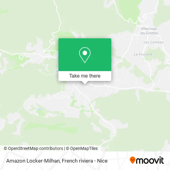 Amazon Locker-Milhan map