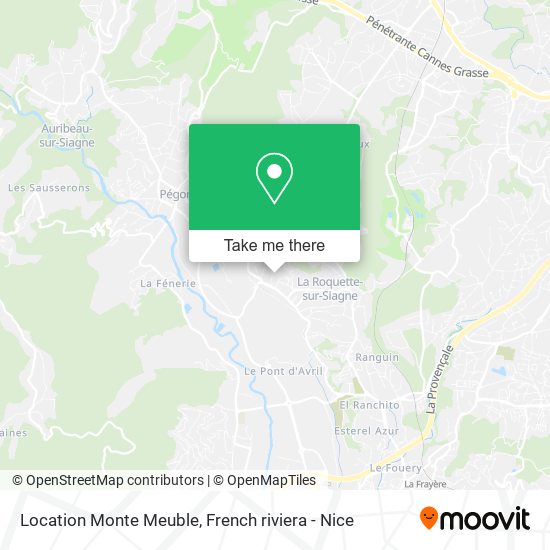 Location Monte Meuble map