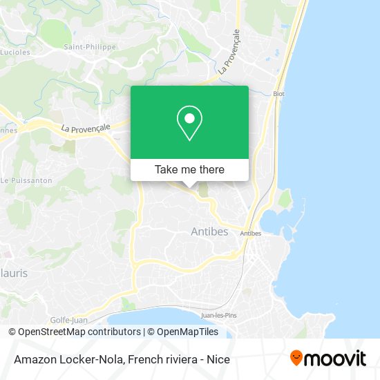 Mapa Amazon Locker-Nola