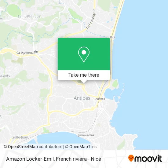Amazon Locker-Emil map