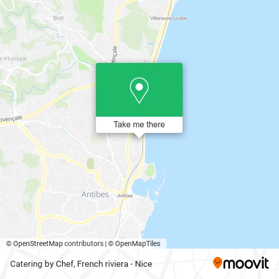 Catering by Chef map